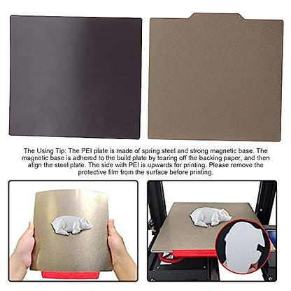 3D Printer Build Plate Spring Steel Bed Flexible Platform PEI 220x240mm Magnet Rubber Print Coating Magnetic Surface Flex Plate 240x220 i mega 240 x 220 pei 3D Print 220x240 Magnetic Build s i3