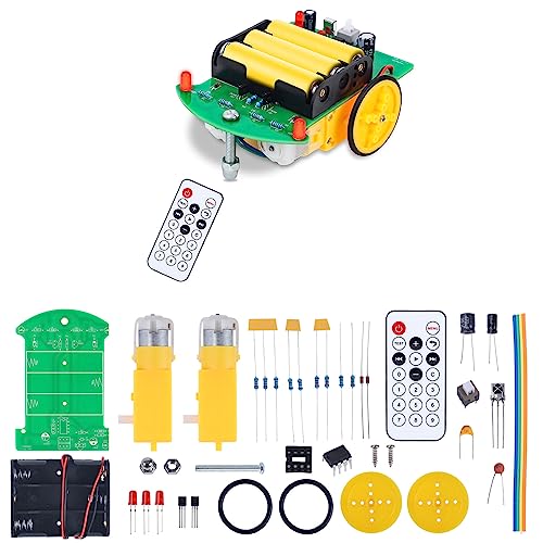 MiOYOOW DIY Remote Control Car Kit, STEM Soldering Practice Kit for School - color: Remote Control Car Kit
