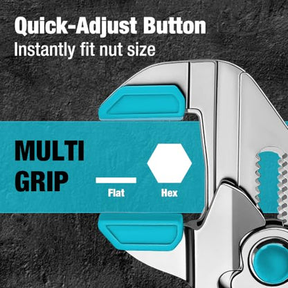 DURATECH 4-Inch Mini Pliers Wrench, Adjustable Parallel Smooth Jaw Pliers - size: 1pc
