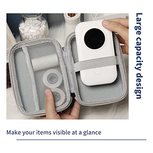 Phomemo P21 Label Maker Case, D30 D30D D35 Waterproof Storage Bag - color: Gray, style: 1 Case