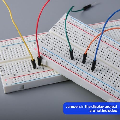 ELEGOO 6PCS 400-Point Boards and 3PCS 830-Point Boards Bundle, for Breadboard Circuits, Prototyping, STEM Labs and Electronics Practice