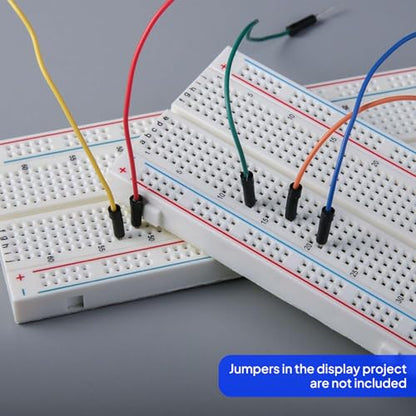 ELEGOO 6PCS 400-Point Boards and 3PCS 830-Point Boards Bundle, for Breadboard Circuits, Prototyping, STEM Labs and Electronics Practice
