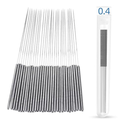 3D Printer Nozzle Cleaning Kit: 30Pcs 0.4mm Nozzle Cleaner, by 5APLUSREPRAP - size: 0.4mm