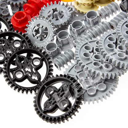 Habow 233pcs Technic Gears Kit, Assorted Gear Set for MOC Technic Building