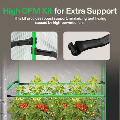VIVOSUN P558 PRO Grow Tent 5x5 Large Indoor Grow Tents 60"x60"x 80" - size: 60"x60"x80"