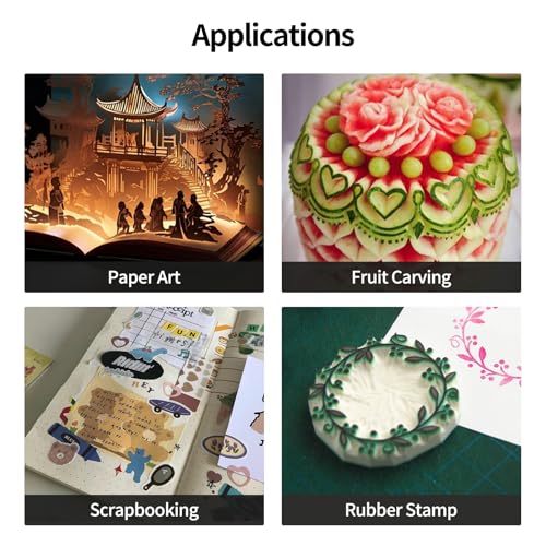 Exacto Knife, Hobby Knife Set with 10 Pieces Blades, Craft Knife Kit, Precision Knife for Pumpkin Carving, Modeling, DIY Artwork, Stencil, Scrapbooking, Paper Cutters for Crafting (Grey) - color: Grey