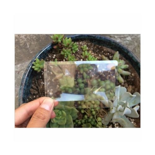 Lot of 12 Credit Card Sized Magnifying Lenses. Wholesale Lot - 300% Fresnel Magnifier