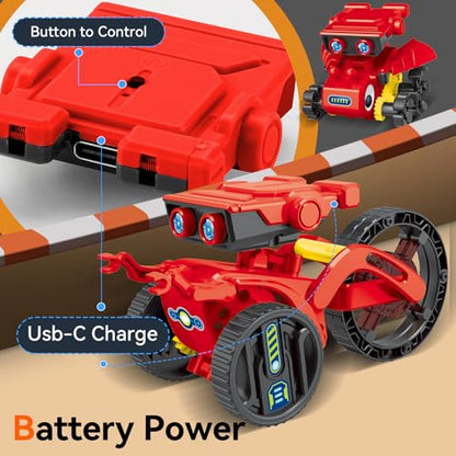Jiakora STEM 12-in-1 Education Robots Toys for Boys Age 8-12, DIY Educational Toy Science Kits for Kids, Building Experiment Robotics Set Birthday Gifts for 8 9 10 11 12 Years Old Boys Girls Teens