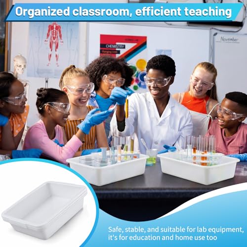 Remerry Plastic Containment Tray for Lab, 9 Pack, 3 Sizes