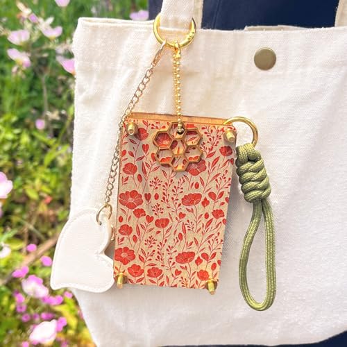 Happinit Mini Flower Press Kit, Pocket Flower Press Small, Miniature Flower Press, DIY Pressed Flower Plant Preservation Kit for Arts and Crafts Lovers - color: Rectangle Gold
