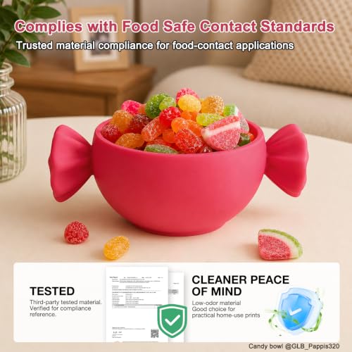 YXPOLYER PLA Plus 3D Printer Filament Food Grade PLA+ Rose Red - color: Light Red
