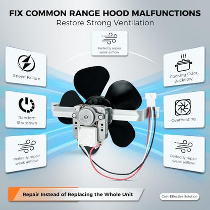 Romalon 97012248 Range Hood Fan Motor Replacement Kit