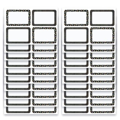 Mobiusea Creation Chalkboard Name Tag Stickers 80pcs Classroom Labels
