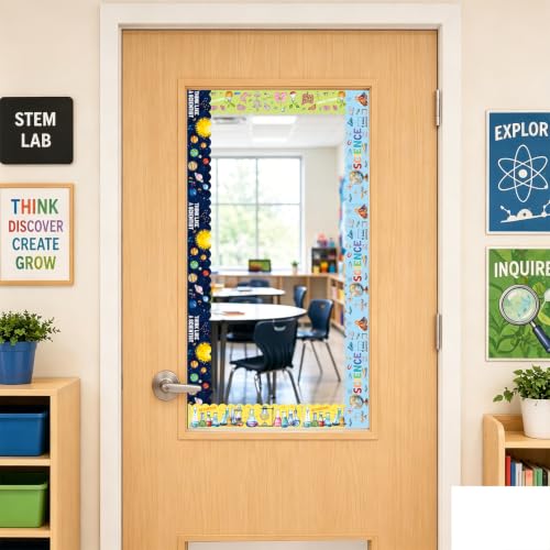 Fancy Land Science Bulletin Board Borders for Classroom Decorations 69 Feet