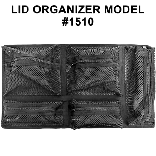 LAFENLIN Lid Organizer for Pelican 1510/Apache 5800,Hook & Loop-Screws Inc. - color: 1510 lid organizer-Circular Mesh