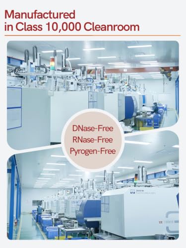 10ml Microcentrifuge Tubes 100PCS with Attached Lid Max.RCF 13000xg for Lab - size: 10ml