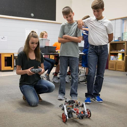 TETRIX Prime Remote Control Robotics Educational Kit for Middle School Students Ages 13+ - STEM Learning System