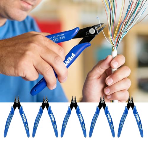 5-Inch, Steel, Precision Flush Cutter, 2/5/10pcs, Wire Cutters