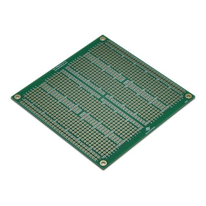 Double Sided ENIG Protoboard, Solderable Breadboard, Electronic Circuit Board for DIY Prototype Circuit, FR4, Plated Through Hole Solder Prototype Board, ST-Proto (4" x 4") - style: 4" x 4"