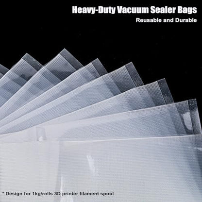 Filament Storage Bags 50 Pcs for Vacuum Sealer with 50 Desiccants, 15.7X11.8in Only Filament Bags and Desiccants, Without Sealer Machine - style: 50 Bags without Vacuum Sealer