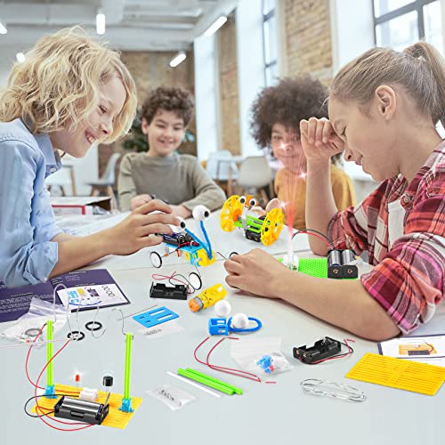 11 Set STEM Toy for Age 8-13 10-12, Robot Building Science Kit for Boy Gift