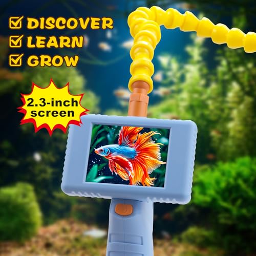 Borescope Snake Camera with Light for Kids, STEM Science Educational Toy, Snake Scope Camera for Outdoor Camping Nature Exploration, Best Birthday Gift for Boys, Girls Ages 4,5,6,7,8,9,10 Years Old
