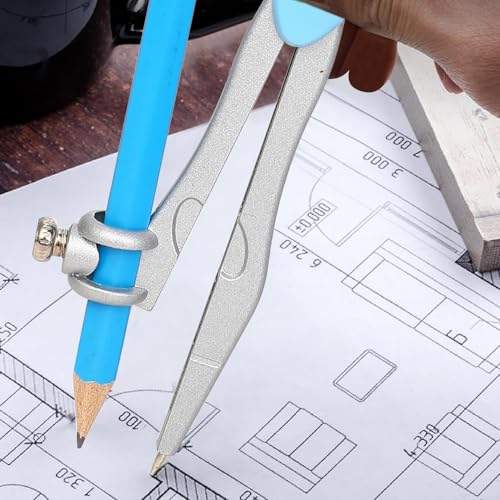 Compass Geometry Tool Geometry Set Drafting Drawing Compass and Protractor Set with Box Math Geometry Compass for Geometry Metal Compass Geometry Kit Drawing Tool for Measuring Drawings Study