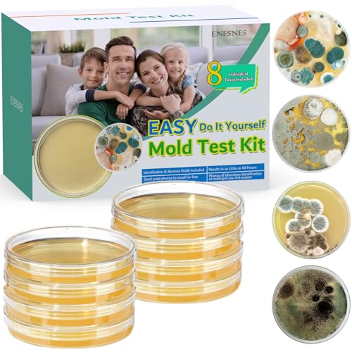 Mold Test Kit for Home, 8 Detection Tests for HVAC, Surfaces & Indoor Air - style: 8 Test Plates