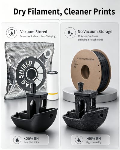 SHOWPIN Filament Vacuum Storage Kit: 20PCS 3D Printer Filament Vacuum Bags