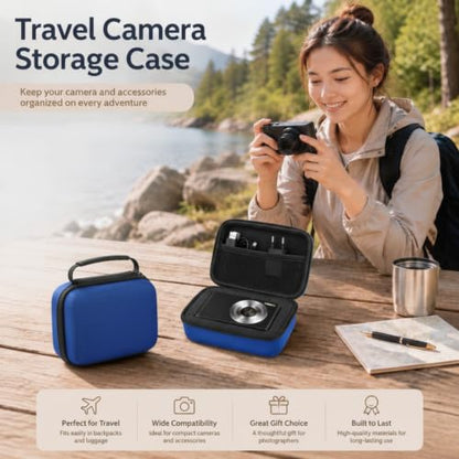 Relaxweex Hard Case with Foam, 7.8 X 6.3 X 3.5 Inch, Blue - color: Blue, size: 7.8 x 6.3 x 3.5 inch