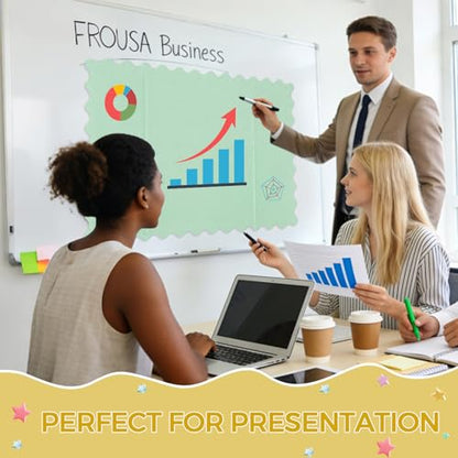Mooliwe 4 Pack 24" x 16" Trifold Poster Board Scalloped, Pastel - color: Pastel, size: 24" X 16"