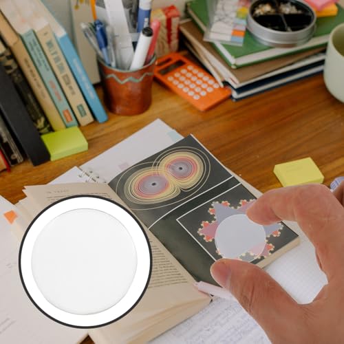 12Pcs Convex Lens, 1inch/2.5cm Diameter Convex Lens, Resin 3D Convex Lens VR Lens Film Field Mirror Magnifier, Transparent Optical Lens for Experiment and Teaching Activities