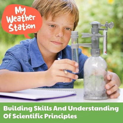 4M Green Science Weather Station - DIY Mini Observatory & STEAM Science Kit