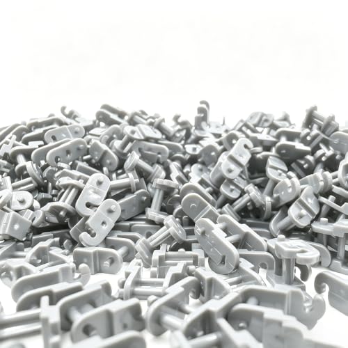 1500PCS Technical Chain Link Tread Compatible with legoes 3711 and Other Brands Build Custom Tracks Vehicles Tank Track(Grey) - color: Grey 1500pcs