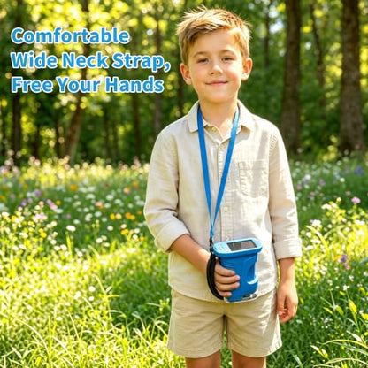 1000X Handheld Microscope for Kids,Mini Pocket Digital Microscope-Blue - color: Blue
