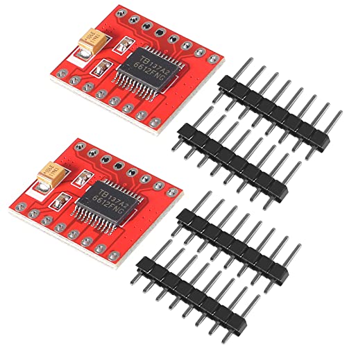 2 Pcs TB6612FNG DC Motor Drive Module 1.2A Peak 3.2A Compatible with DRV8833 Better Than L298N