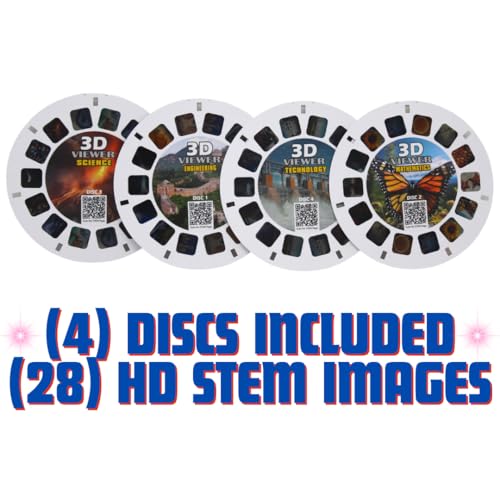 WARM FUZZY STEM 3D Viewfinder | 4 Reels & 28 Educational 3D Images - color: Stem
