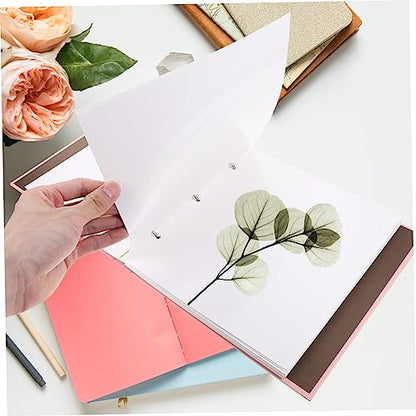 Press Book specimen notebook loose leaf decorative pressed album delicate collection book album for pressed flowers notebook for dried dried flowers leaf