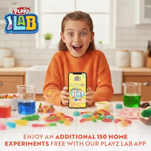 Playz Edible Candy Making Kit for Kids Age 8-12 Years Old with 40+ Fun - style: Edible Candy