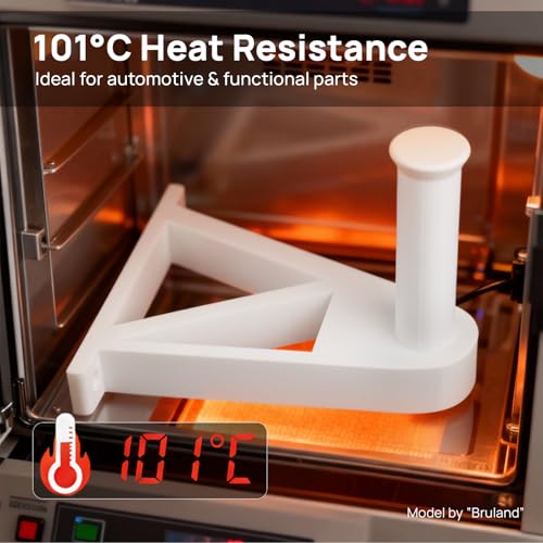 Siraya Tech Fibreheart ABS HT HF 3D Printer Filament, White, 1kg - color: Abs Ht Hf White