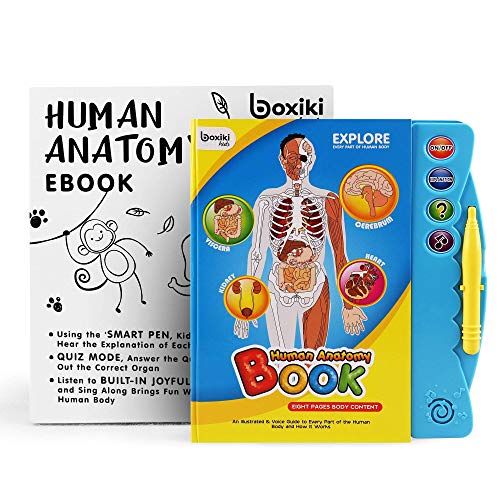 Human Body Book for Kids. Anatomy Guide for Kids with Illustrated and Voice Guide to Different Parts of Body. This Human Body Activity & Science Set Makes Learning Fun
