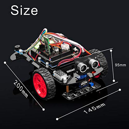 OSOYOO Smart Robot Car Kit for Arduino Adult Teen Robotic Assembly Starter - style: Model3 Robot car With battery