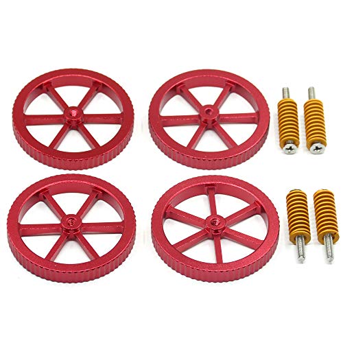 4PCS Aluminum Hand Twist Leveling Nut - style: 60mm-Aluminum