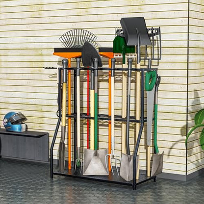 Organizer Yard Tool Storage Rack Garden Organizer Tool Holder - style: Small