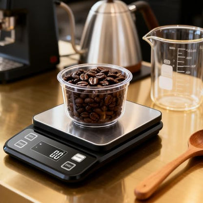 Waterproof Kitchen Scale, 10kg/22lb Food Scale Precisely Measures Grams and Ounces for Baking and Cooking, Stainless Stee Digital Scale with Backlight for Food - style: Rechargeable / 22lbs