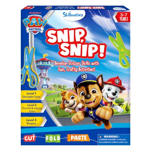 Skillmatics Snip Snip PAW Patrol, Scissor Skills, Felt Craft, Gift for Kids - style: 2. PAW Patrol