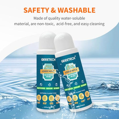 150ml 3D Printer Adhesive Glue, Perfect First Layer Adhesion, Prevents Warping on Heat Bed, Easy Release for PLA, PETG, ASA, TPU Filaments and Glass, PEI, Aluminum Various Build Plate, 5.07fl oz