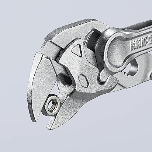KNIPEX Tools 86 04 100 Pliers Wrench XS, 4", Silver - size: 4-Inch, style: Wrench