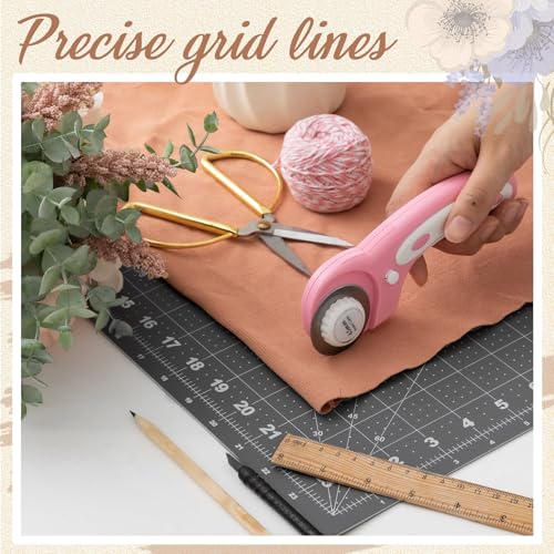 Teenyyou 24" L x 18" W Self Healing Foldable Cutting Mat, Dark Gray - color: Dark Gray, size: 24" L x 18" W