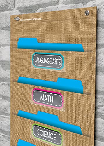 Teacher Created Resources Chalkboard Brights Labels (TCR20871)